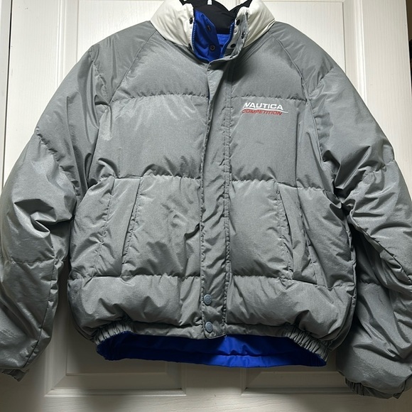 Nautica Other - NAUTICA COMPETITION  💯 Down Reversible Puffer Jacket Sz XLarge